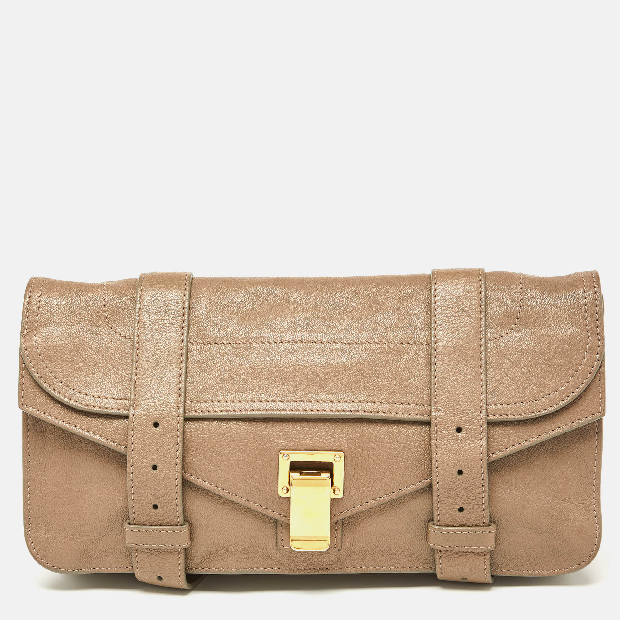 Leather Flap PS1 Clutch