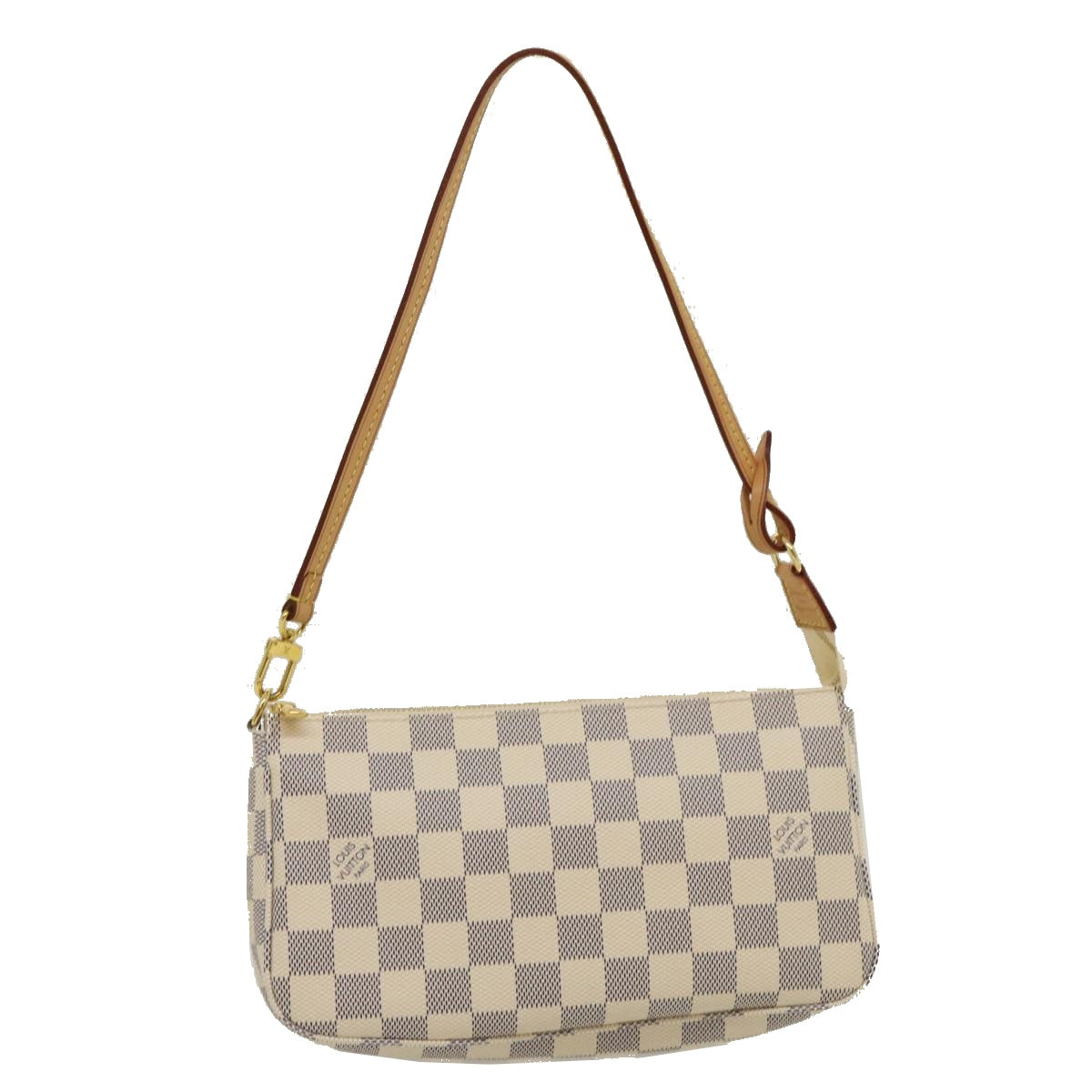 image of LOUIS VUITTON Damier Azur Pochette Accessoires Pouch N51986 LV Auth yk4594