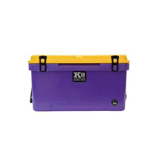 Yeti Tundra 50 Quart Cooler Purple/Gold