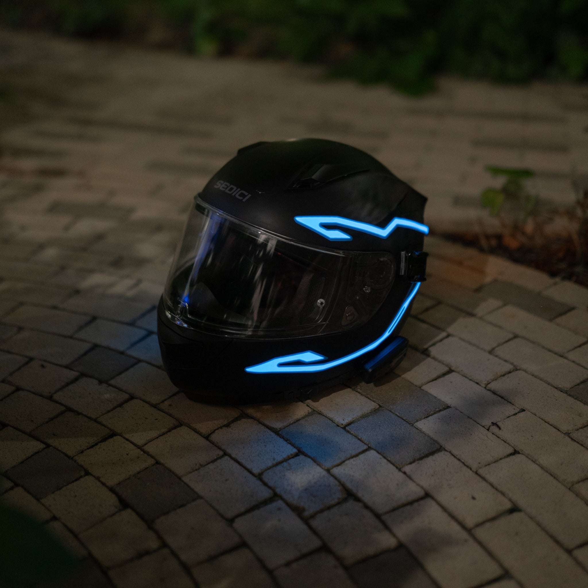 light kit for motorcycle helmet