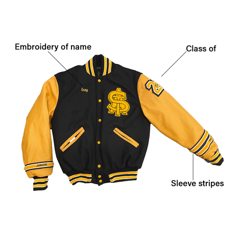 Letter Jacket Embroidered Name