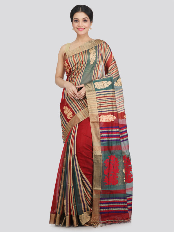 Mustard Soft Cotton Silk Handloom Weaving Silk Saree With Rich Contrast  Pallu in USA, UK, Malaysia, South Africa, Dubai, Singapore