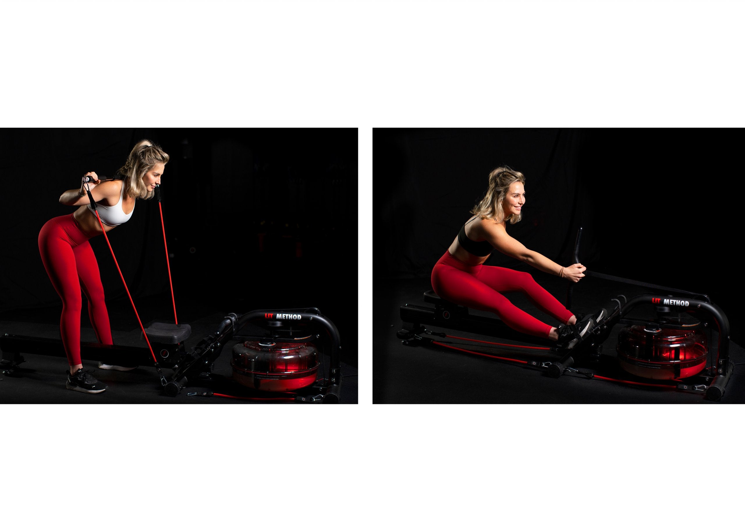 Woman doing workout on the LIT Strength Machine