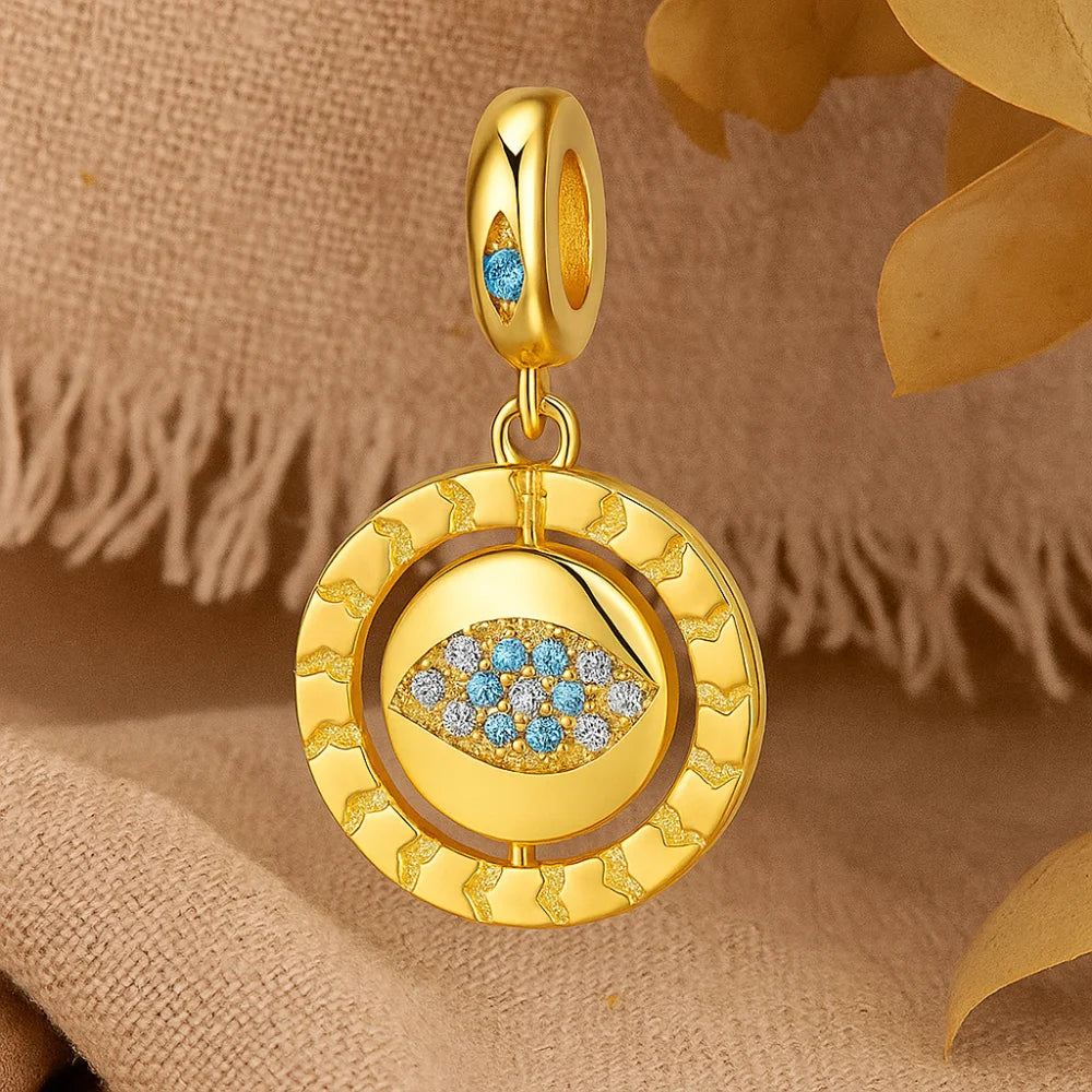 Evil Eye Flat Charm