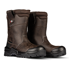 Hoge Redbrick Pulse Boot Brown Wool S7S werklaarzen