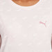 PUMA Women's Ultra Boyfriend Short Sleeve Logo Tee (Rosewater Bridal, Medium) - jennysstores