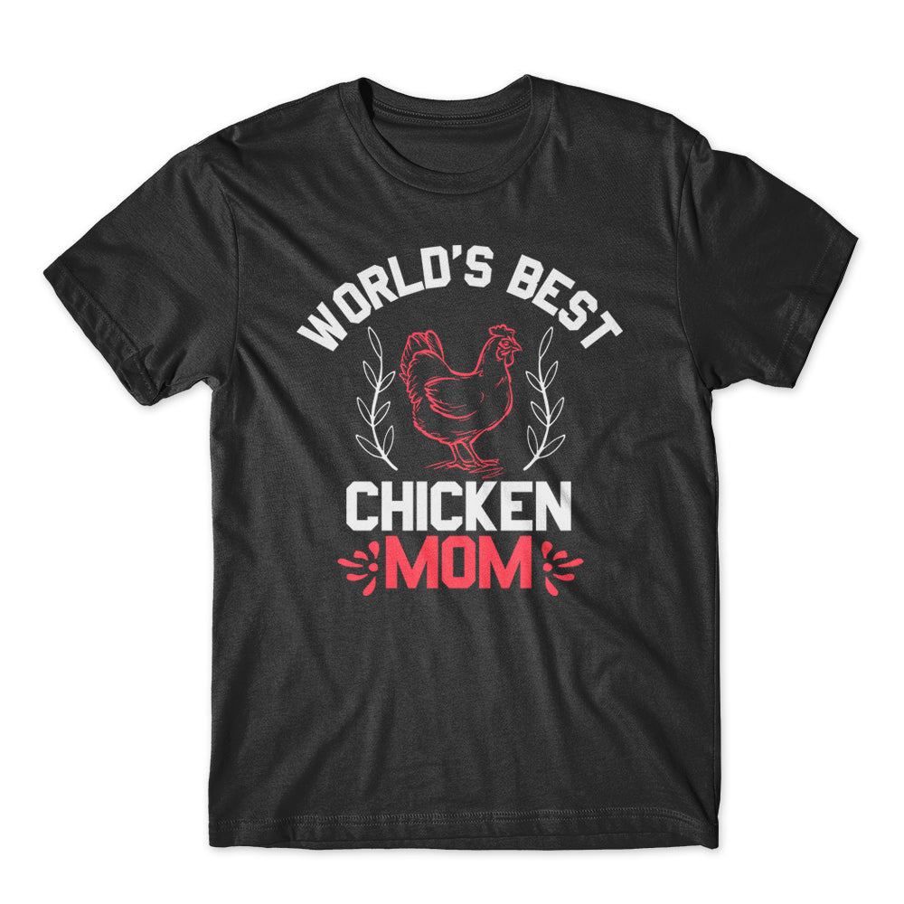 World鈥檚 Best Chicken Mom T-Shirt 100% Cotton Premium Tee