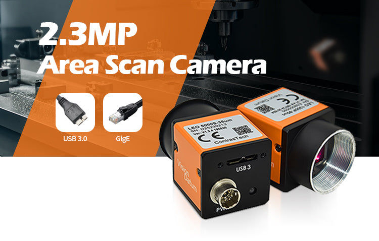 2.3 mega pixels area scan camera