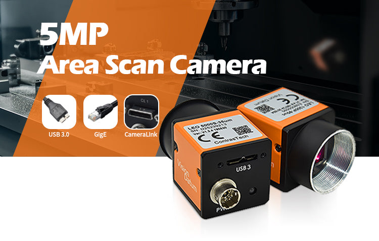 5 mega pixels area scan camera