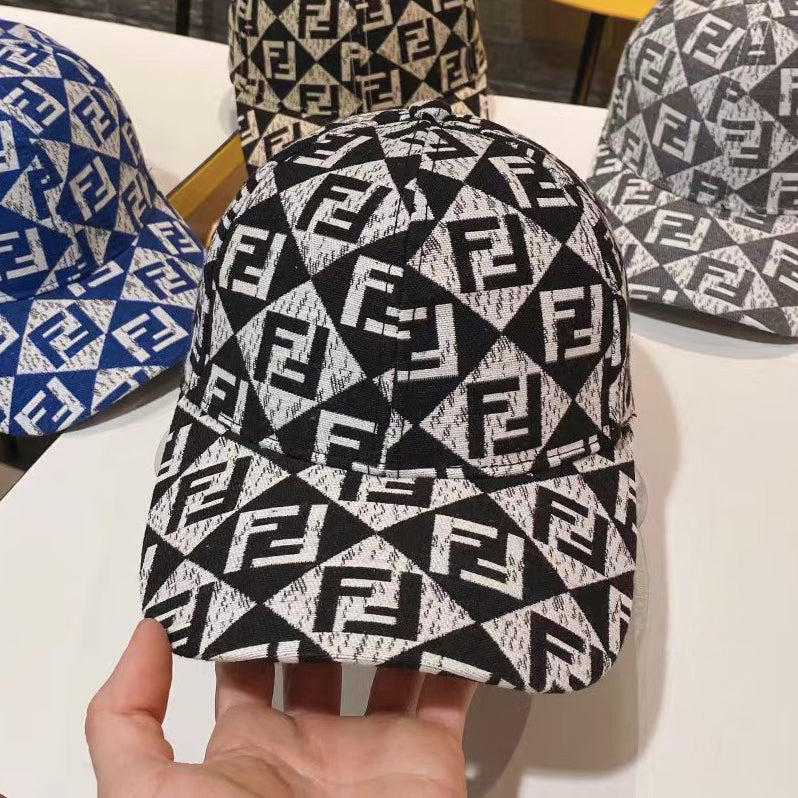 Fendi New Fashionable Simple All over Printed Baseball Hat