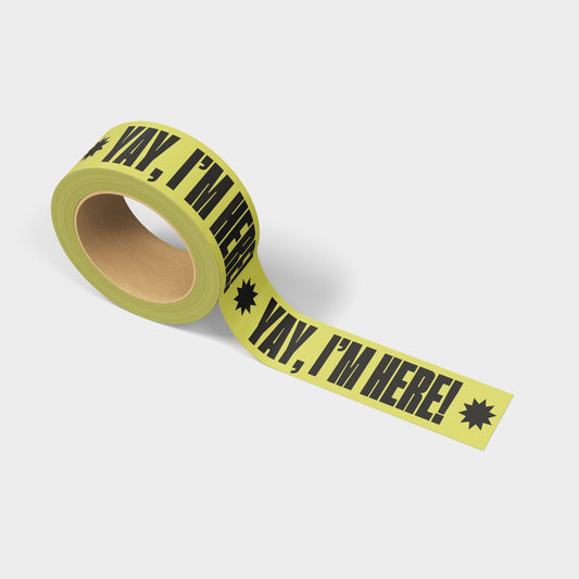 Elevate Deliveries with Yay, I'm Here! Clear Packaging Shipping Tape –  Shippy Tape