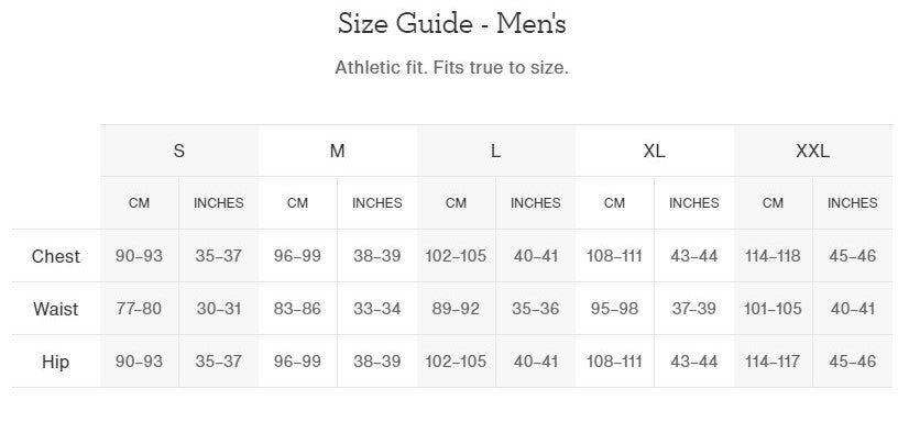 On Sizing Chart - Find Your Feet Australia Hobart Launceston Tasmania