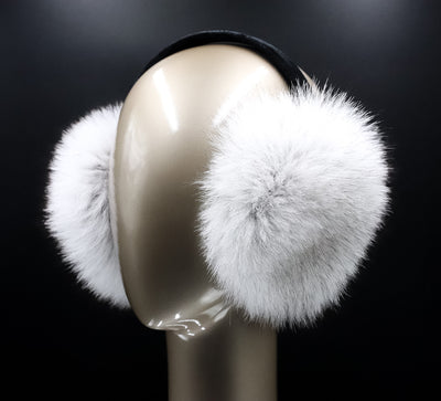 Natural Chinchilla Ear Muffs – Alaska Fur Gallery, Inc.