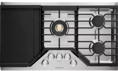 30 Inch GE Monogram Gas Range Dual Fuel, Convection Oven, 4 Open Burners,  ZDP30N4YSS Convection Oven, Stainless Steel, 369159