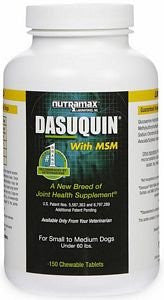 Nutramax Dasuquin with MSM for Dogs Under 60 Pounds - 150 Count