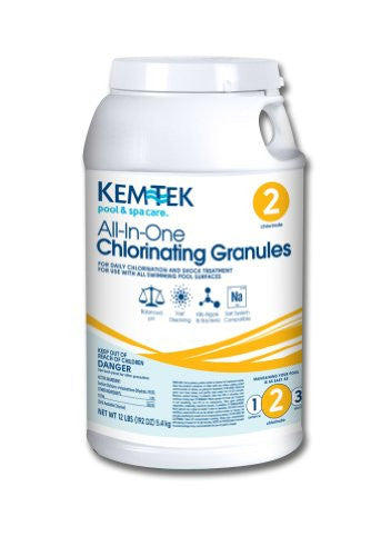 Kem-Tek Pool and Spa All-in-One Concentrated Chlorinating Granules