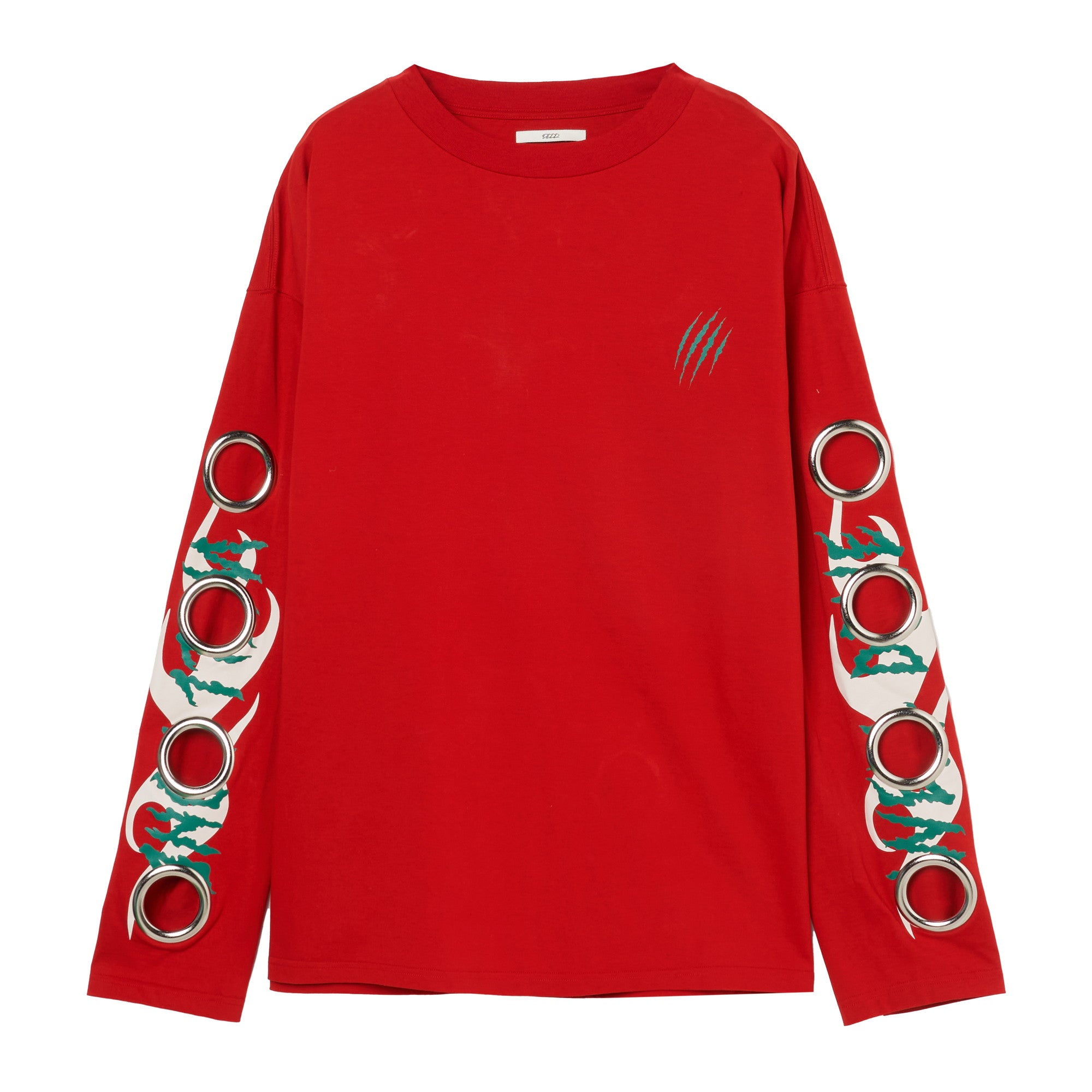 Eyelet Sleeve Tee