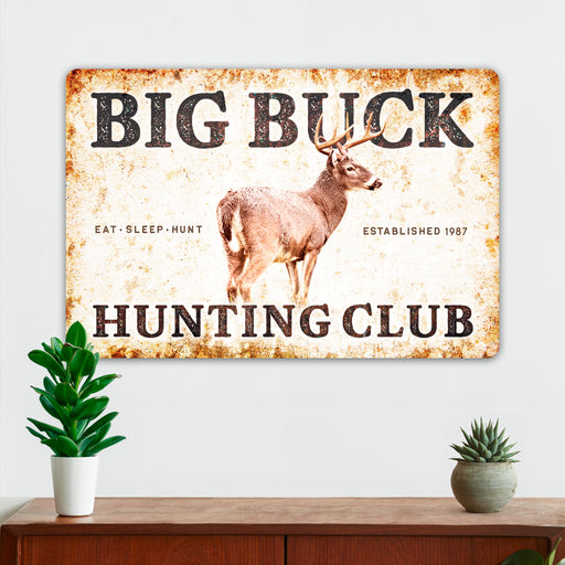 Vintage Reflective No Hunting Sign NOS Antique Hunting Deer Hunt 10354