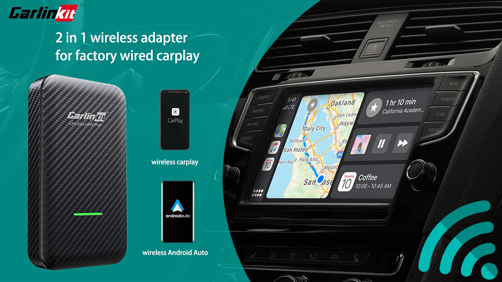 CarLinKit 4.0 Wireless Apple CarPlay/Android Auto Adapter - Nanoshop Repair  and Sales