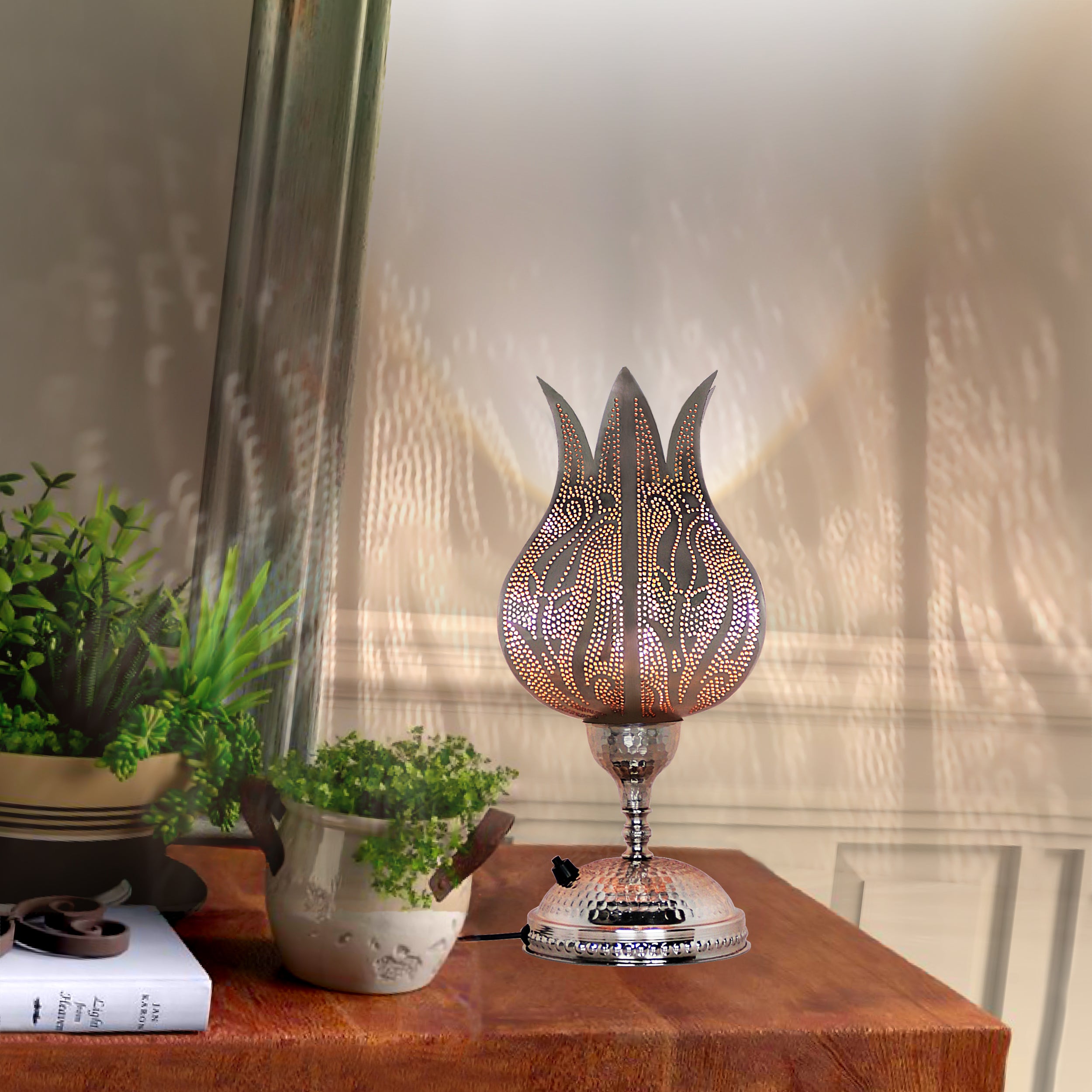 Moroccan Pattern Table Lamp Turkish Bedside Lamp