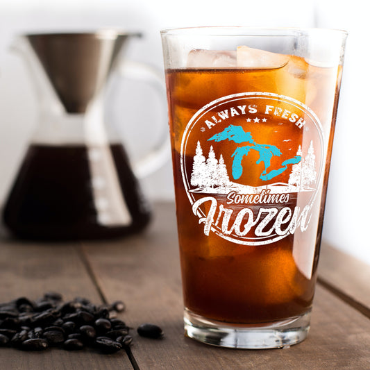 Up North Bear Beer Glass – michiganmojo