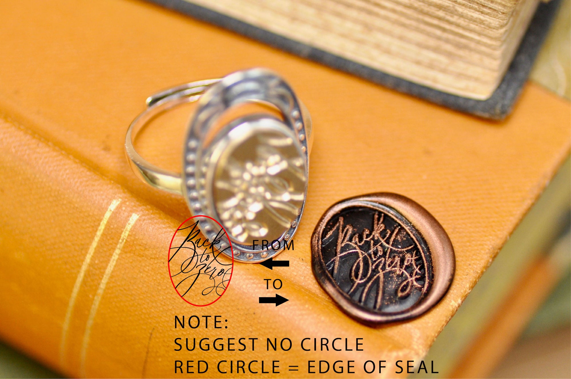 Bespoke Custom 925 Silver Signet 10x14mm Oval Crown Wax Seal Intaglio Ring