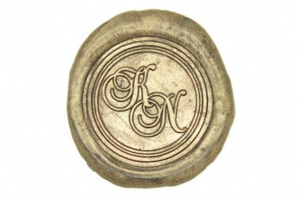 Personalized Custom Gothic Double Initial Wax Seal Stamp