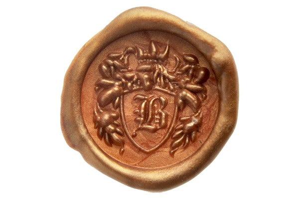 Victorian Intertwined 2-Initial Custom Wax Seal Stamp with Rosewood Wood  Handle