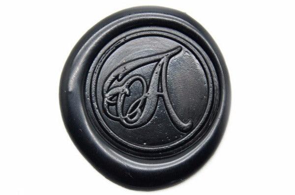 Personalized Custom Calligraphy Initial Wax Seal Stamp | Backtozero ...
