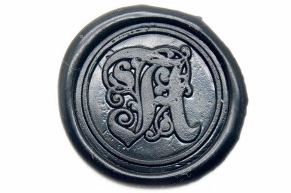 Personalized Custom Gothic Initial Wax Seal Stamp | Backtozero ...