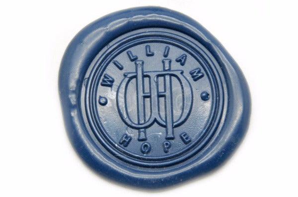 Intertwined Snell 2 Letter Monogram Custom Wax Seal Stamp with Rosewoo –  Nostalgic Impressions