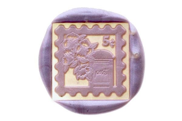 Postal Stamp Make a Wish Dandelion Wax Seal Stamp Designed by Petra