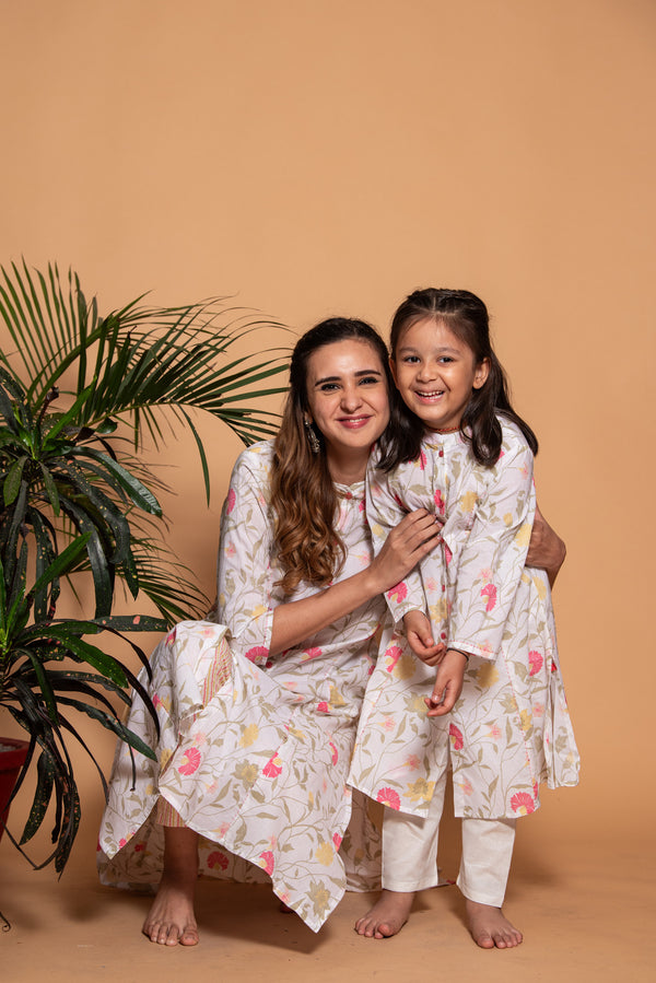 Cotton Daughter Mother Combo Dress, Pairing Mother And Daughter at Rs  1800/unit in Mumbai