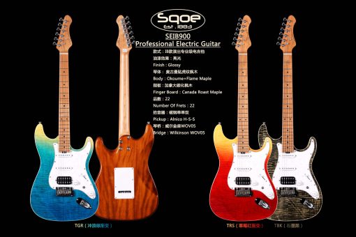 Guitar điện Sqoe SEIB900