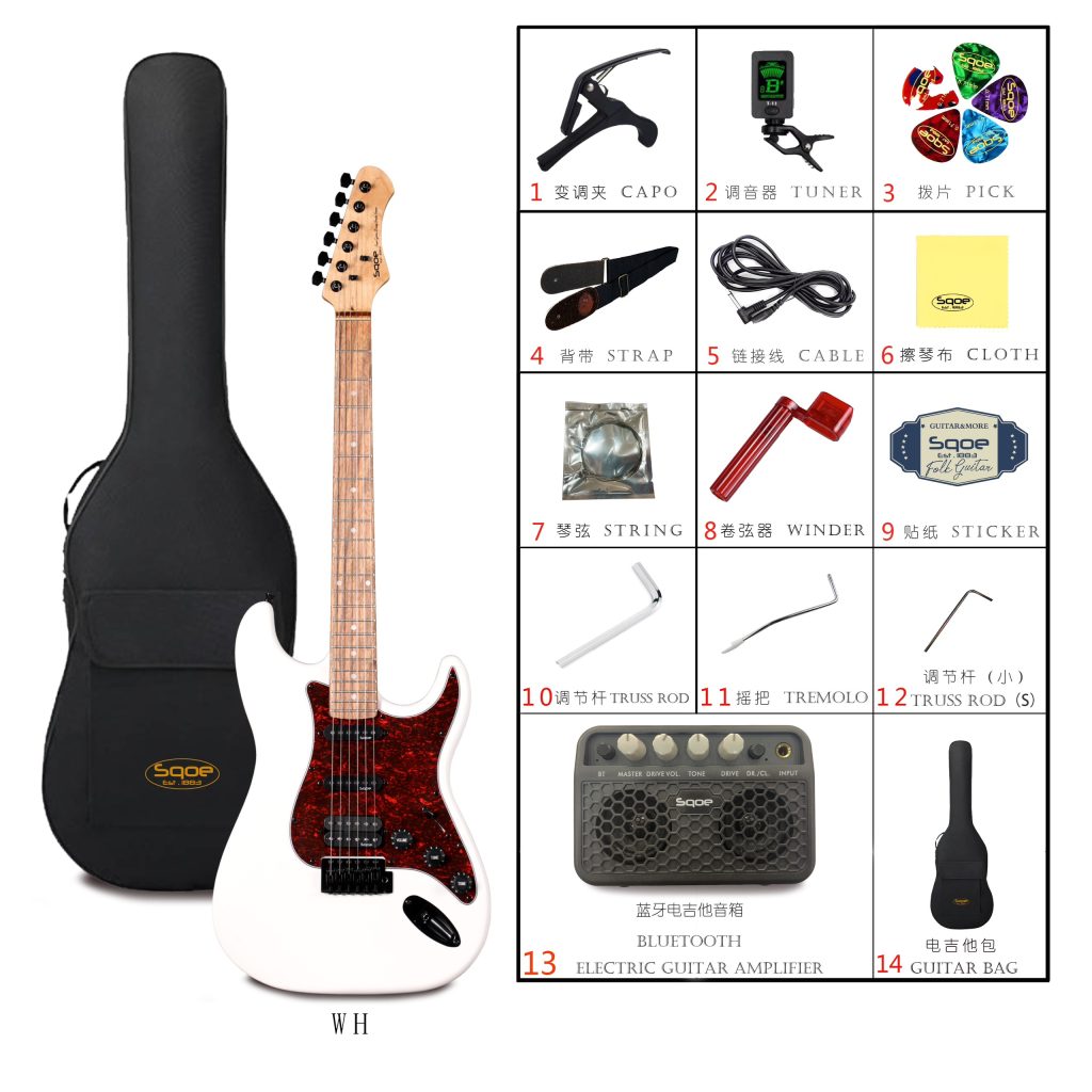 ( Combo ) Guitar điện SQOE SEST-230 cho người mới tập