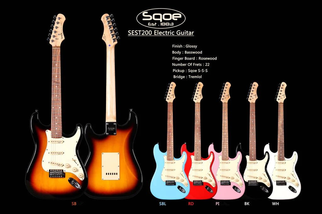 Guitar điện Sqoe SEST-200 Giá rẻ