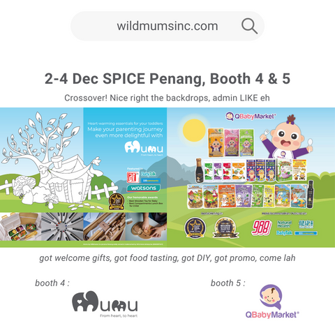 crossover between Mumu & Q Baby Market, see you this 2-4 Dec TLM Baby Expo (booth 4 & 5)