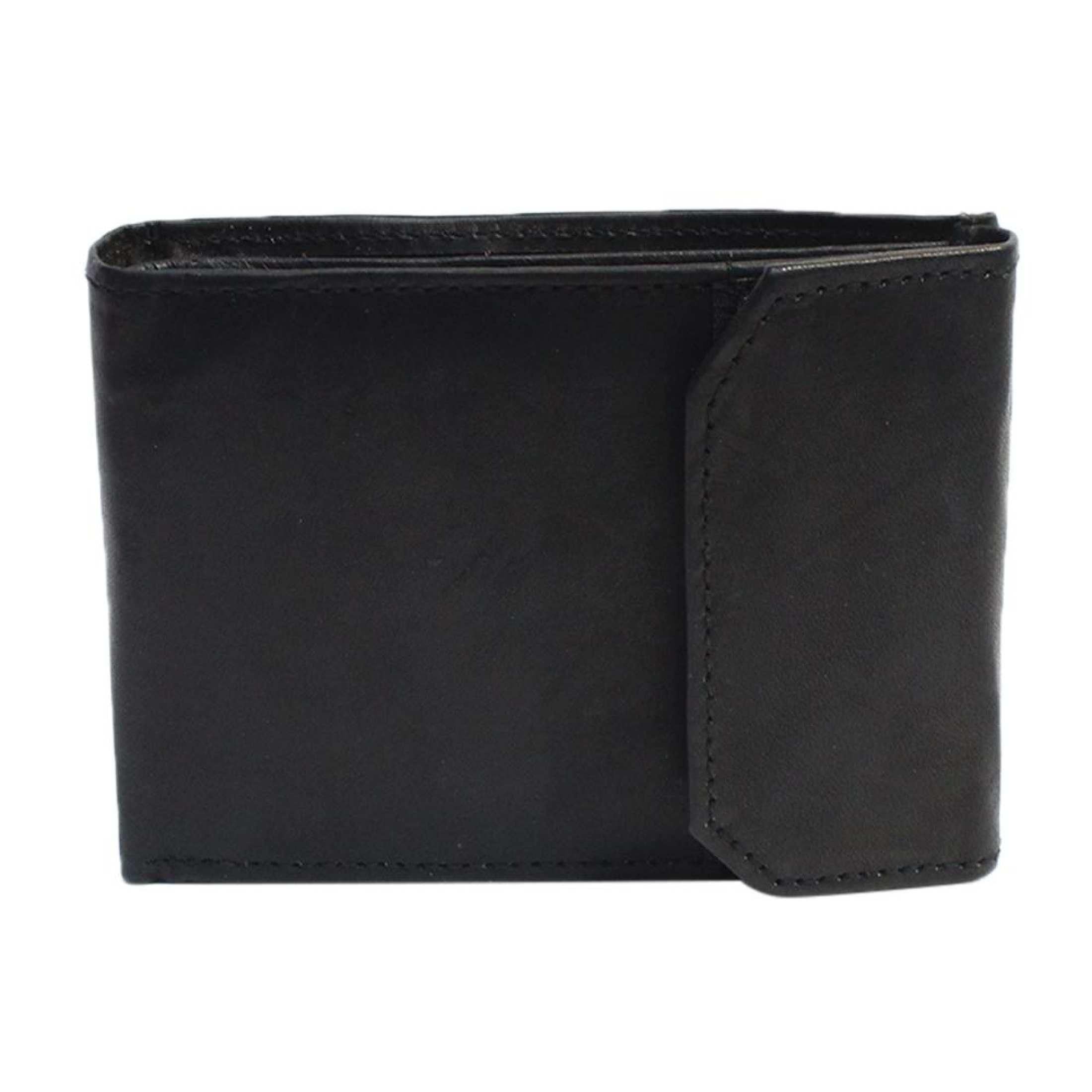 Set Of 2 Black Bi-Fold Wallet For Men