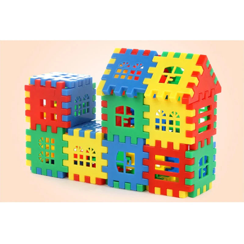 Juego de bloques de construcción para niños, juguete educativo de ladr