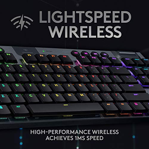 Logitech G915 TKL Tenkeyless Lightspeed Wireless RGB Mechanical