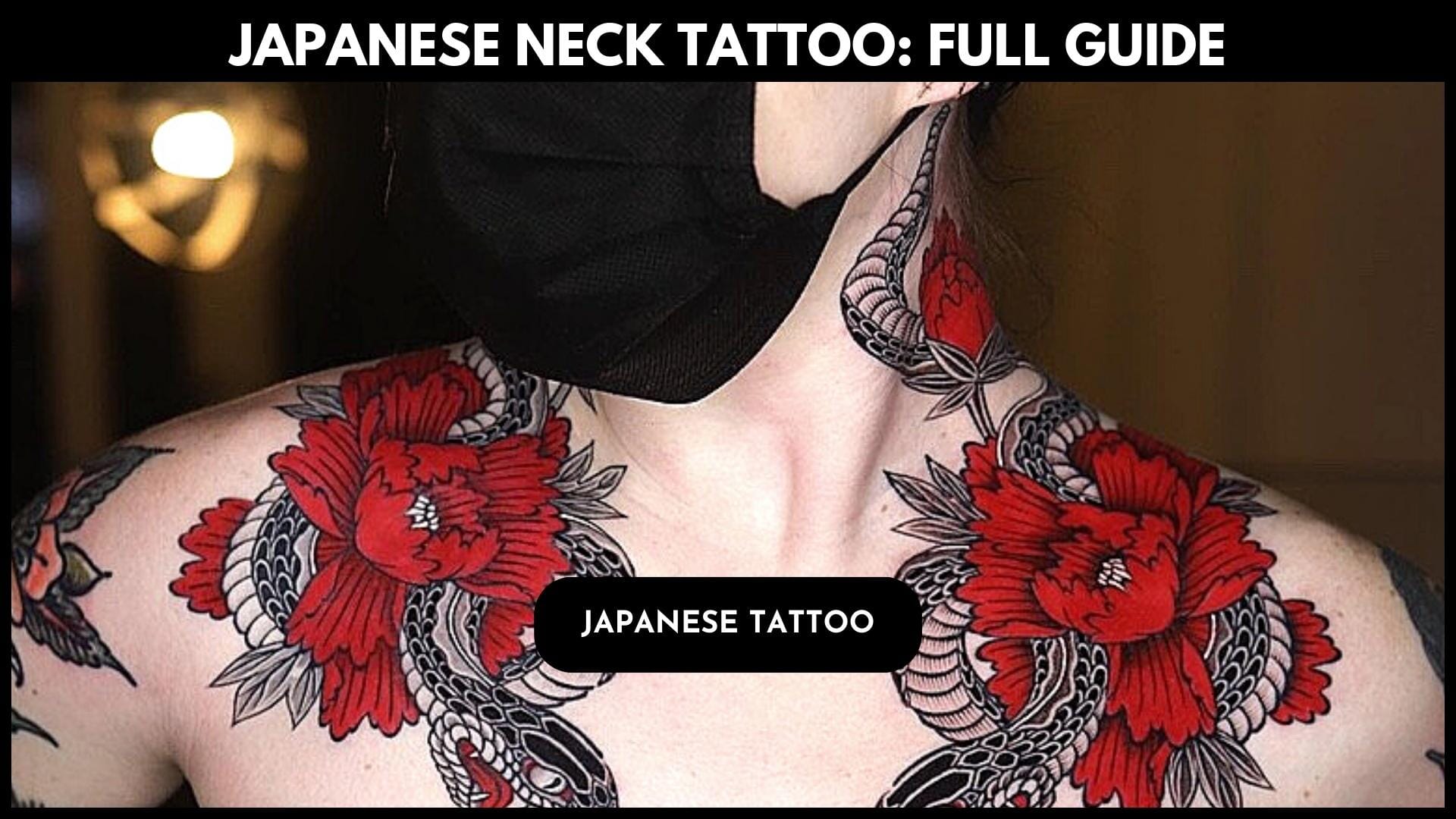 Large Neck Japanese tattoo at theYoucom