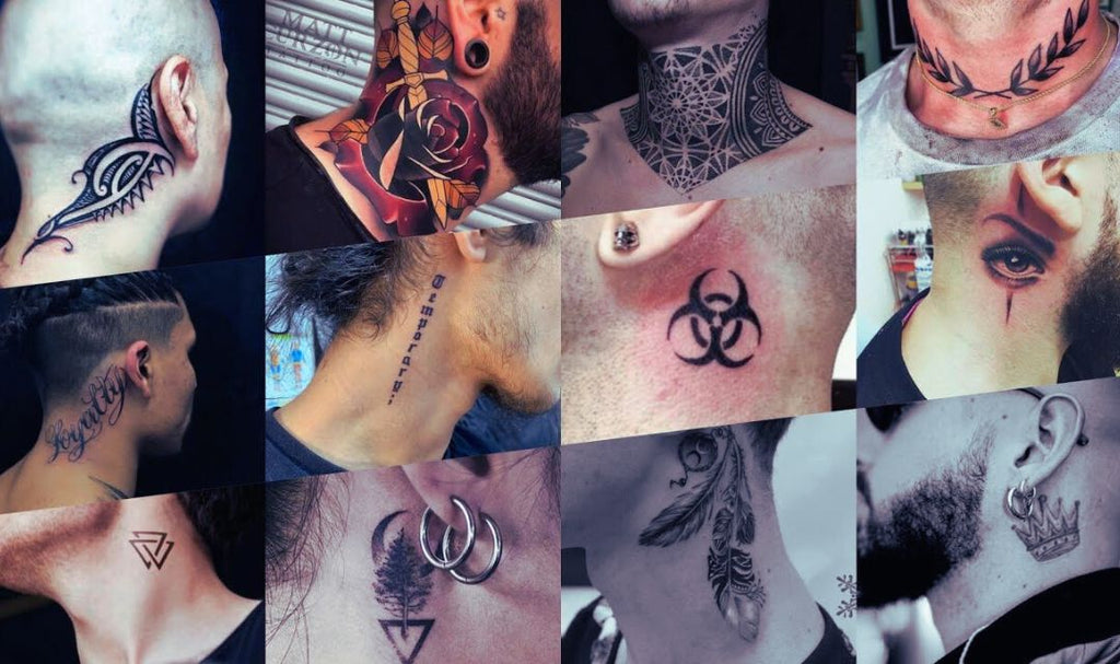 60 Creative and Bold Neck Tattoos | Art and Design