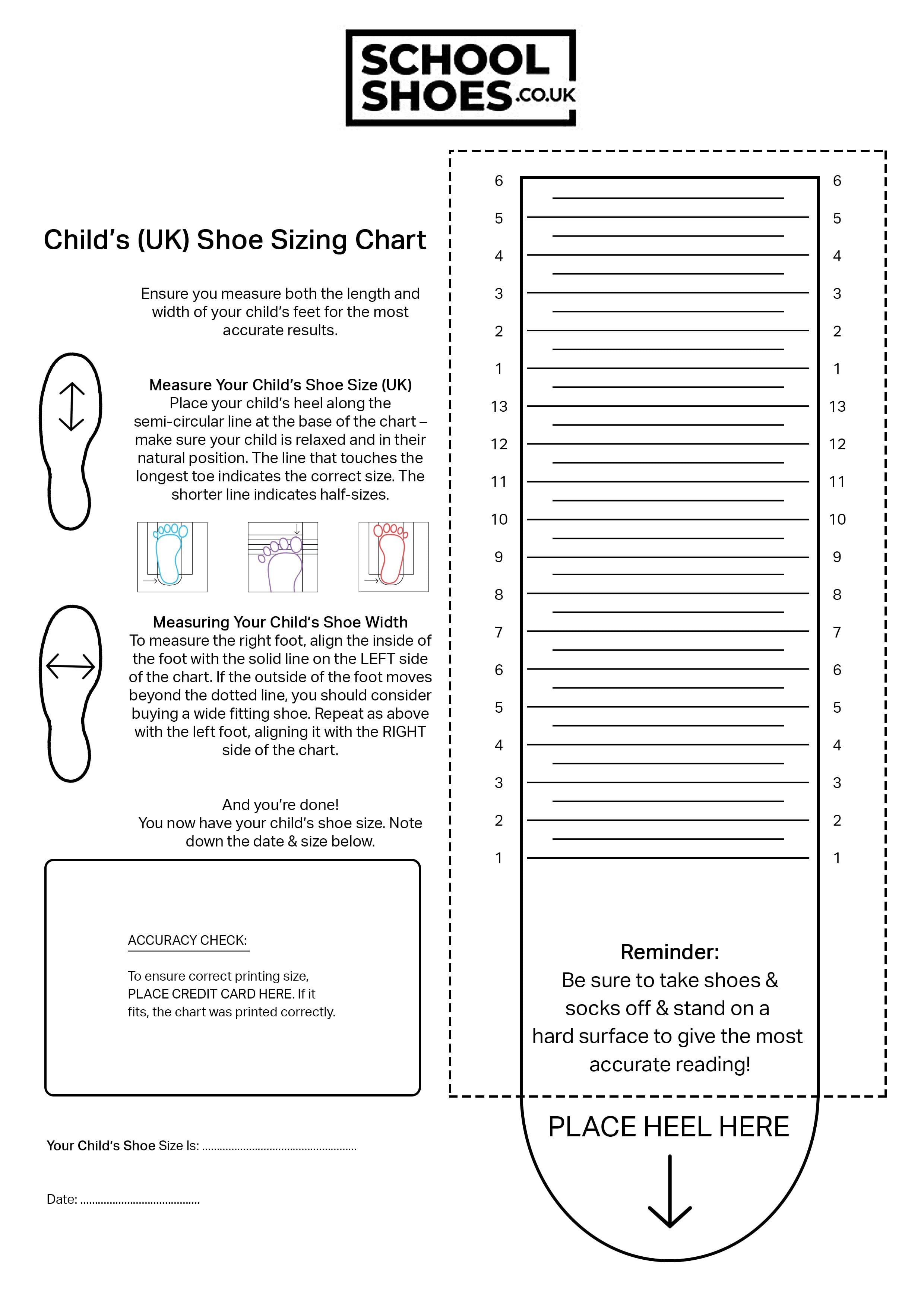 How To Measure Your Child's Feet