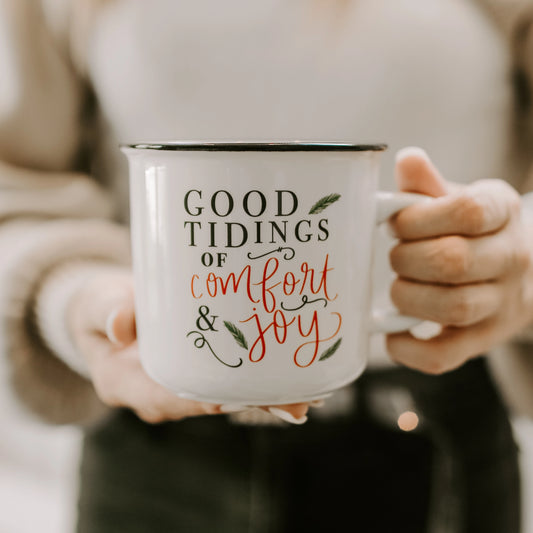 Glad Tidings Of Comfort And Joy Christmas Mug