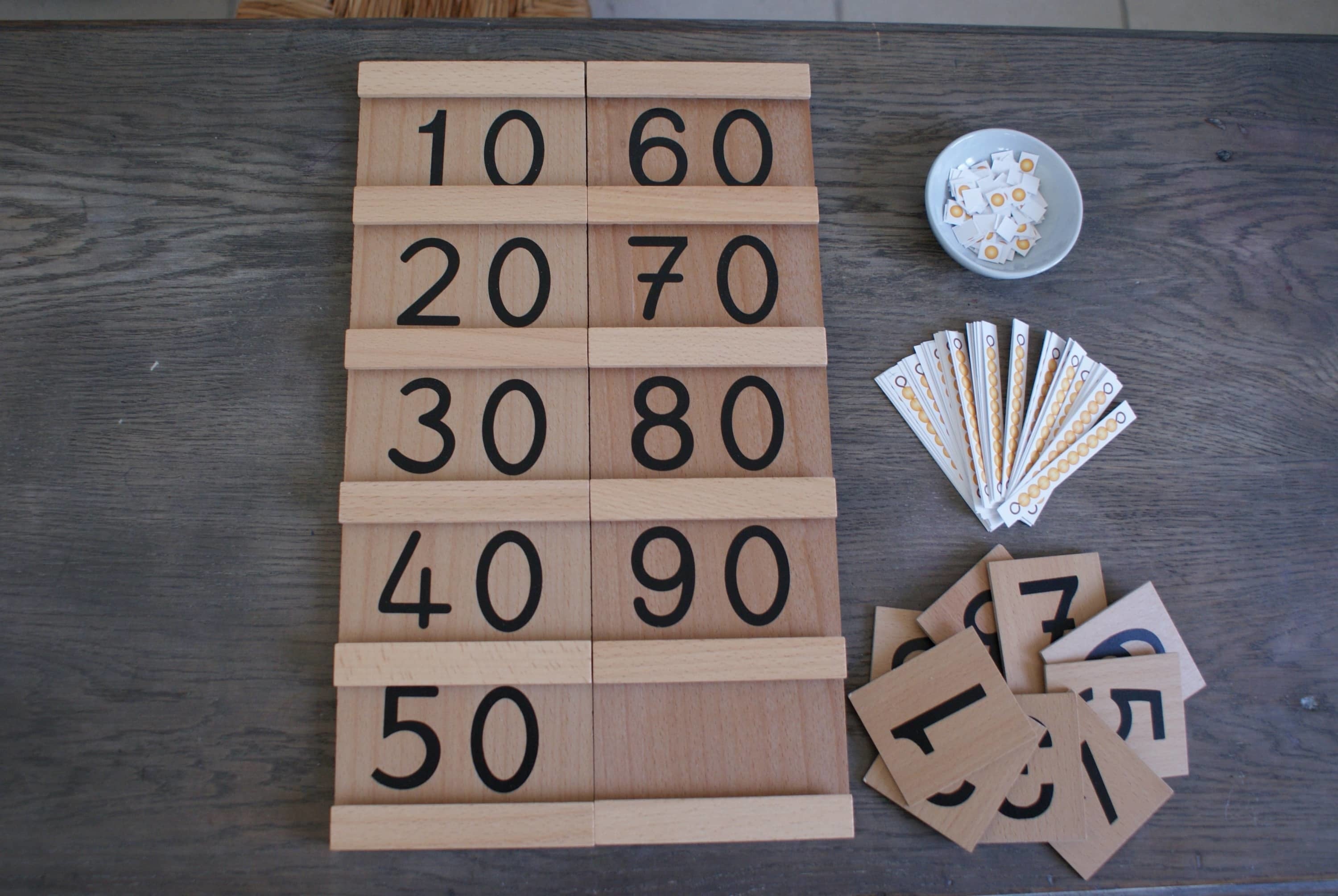 Tableau de 100 Montessori - MaMontessoriBox