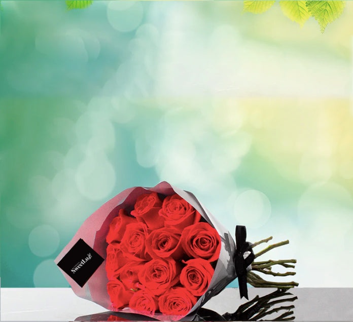 Ramillete de Rosas Rojas – floreriasweetlu