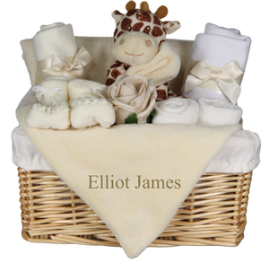 personalised baby basket