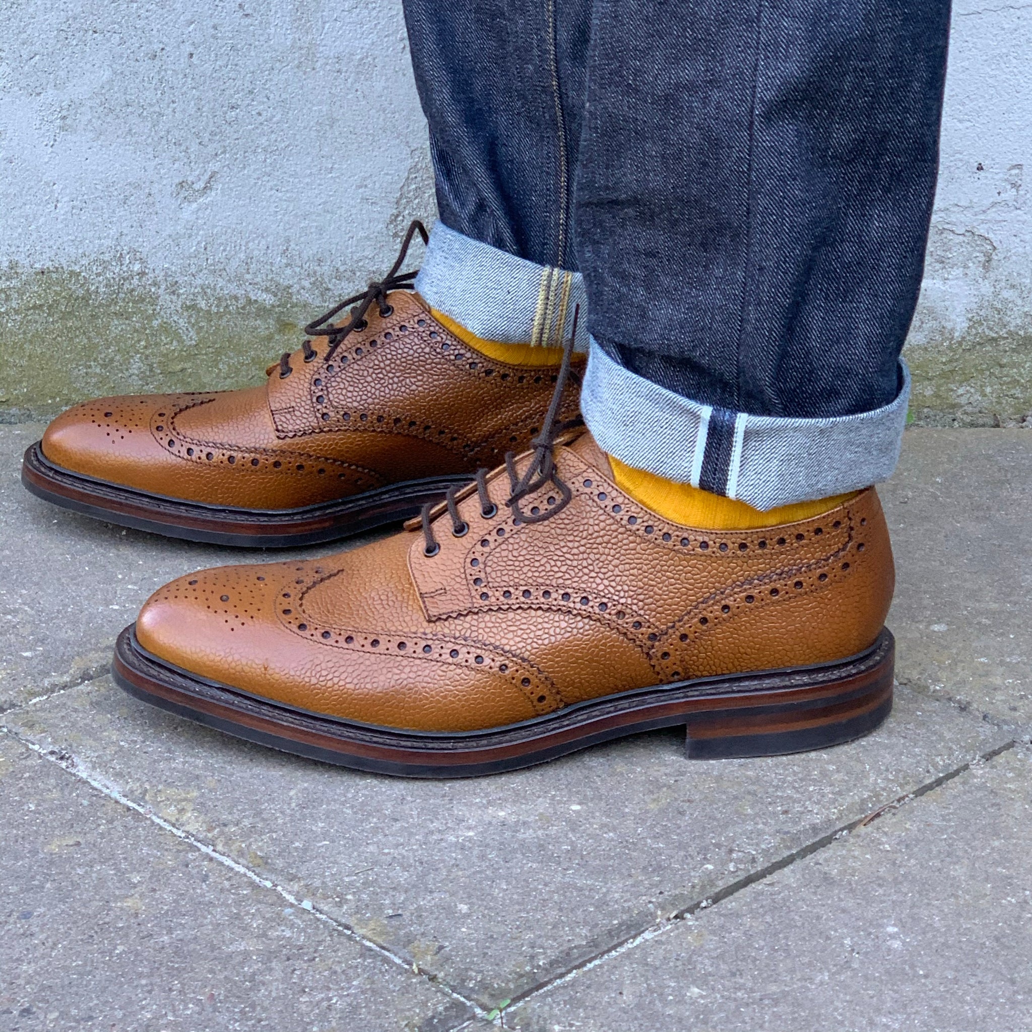 Loake - Badminton Mahogany Brogue - Brund