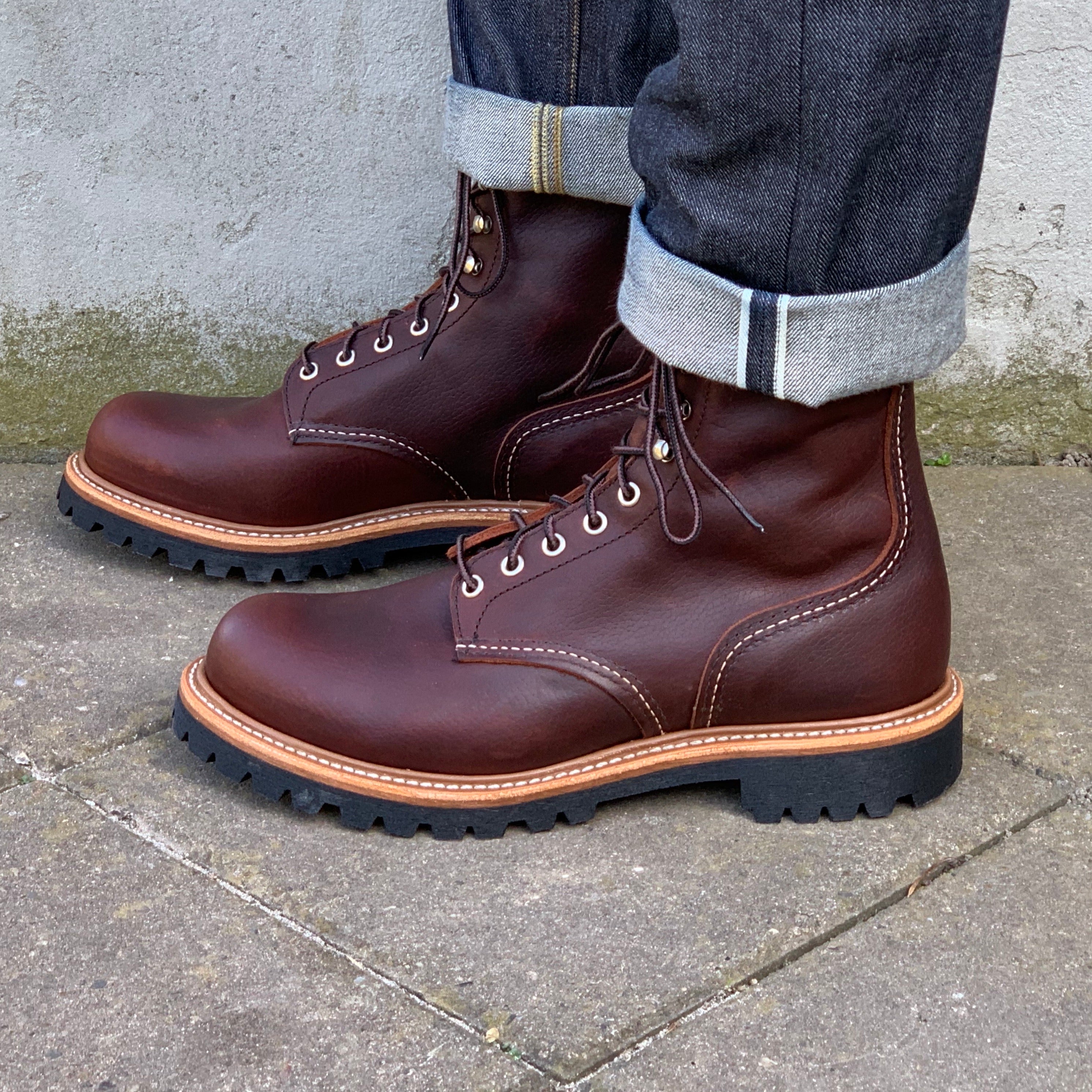 red wing black logger boots