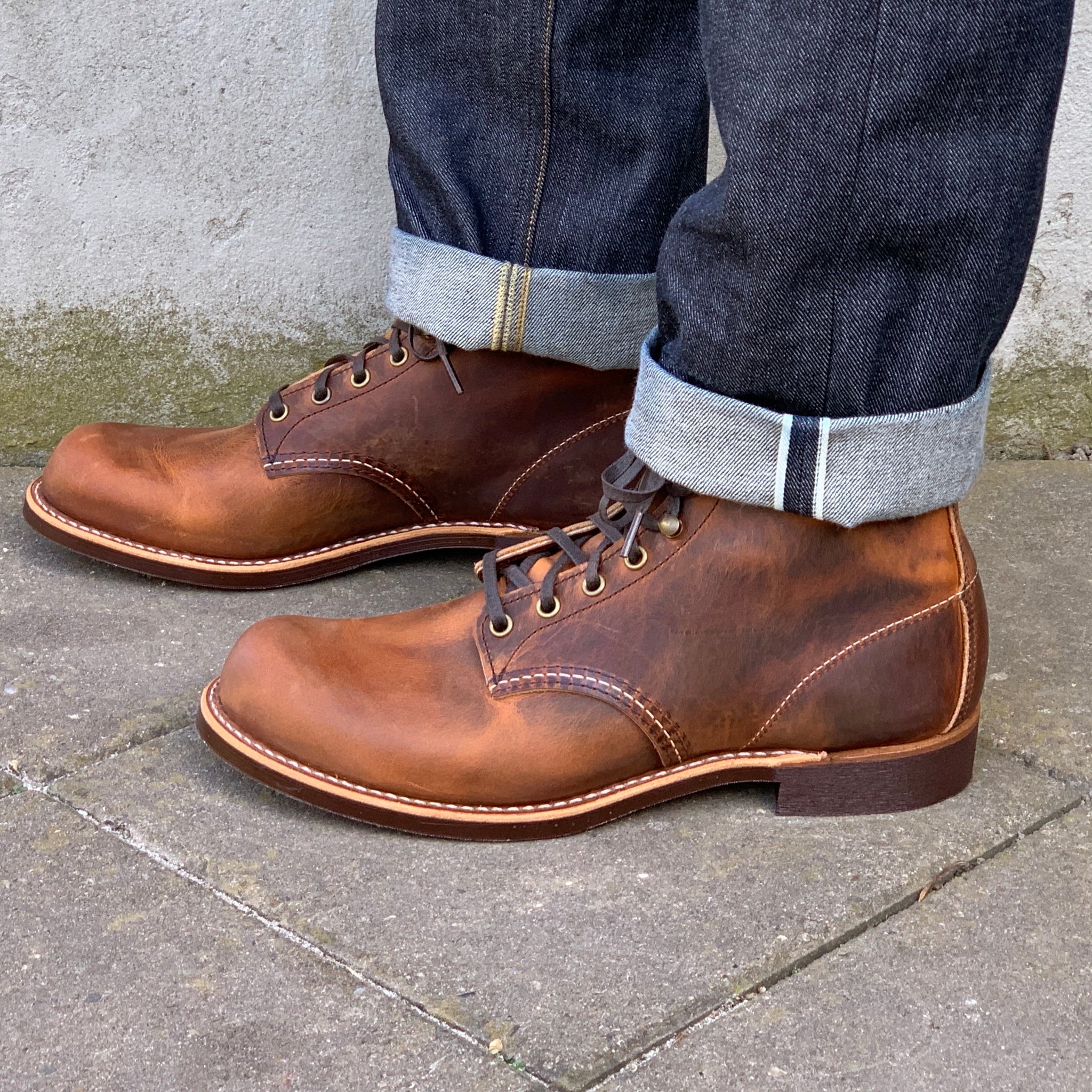 red wing iron ranger copper rough and tough care